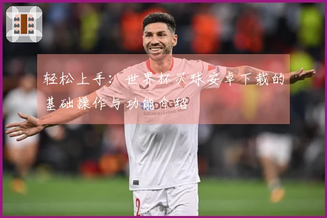 轻松上手：世界杯买球安卓下载的基础操作与功能介绍